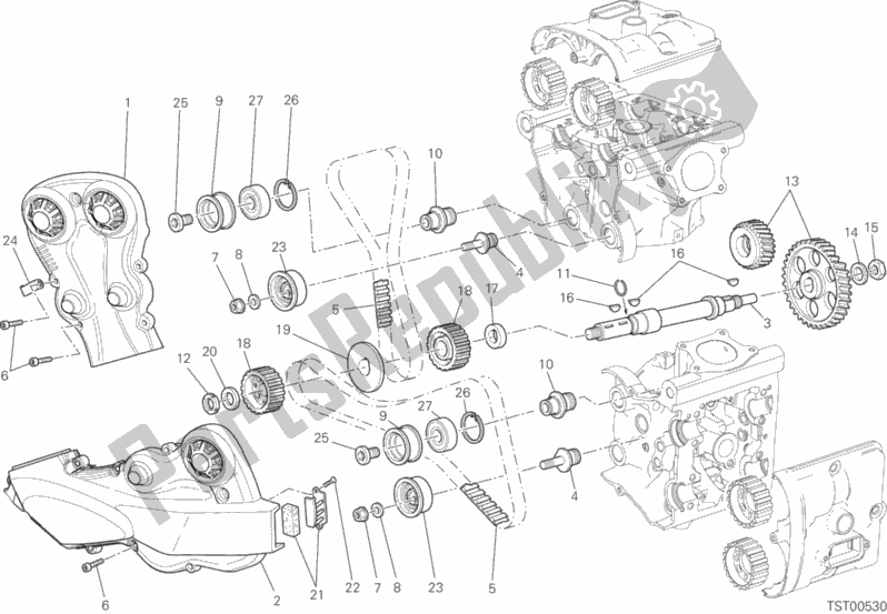 Wszystkie części do Distribuzione Ducati Monster 821 USA 2017